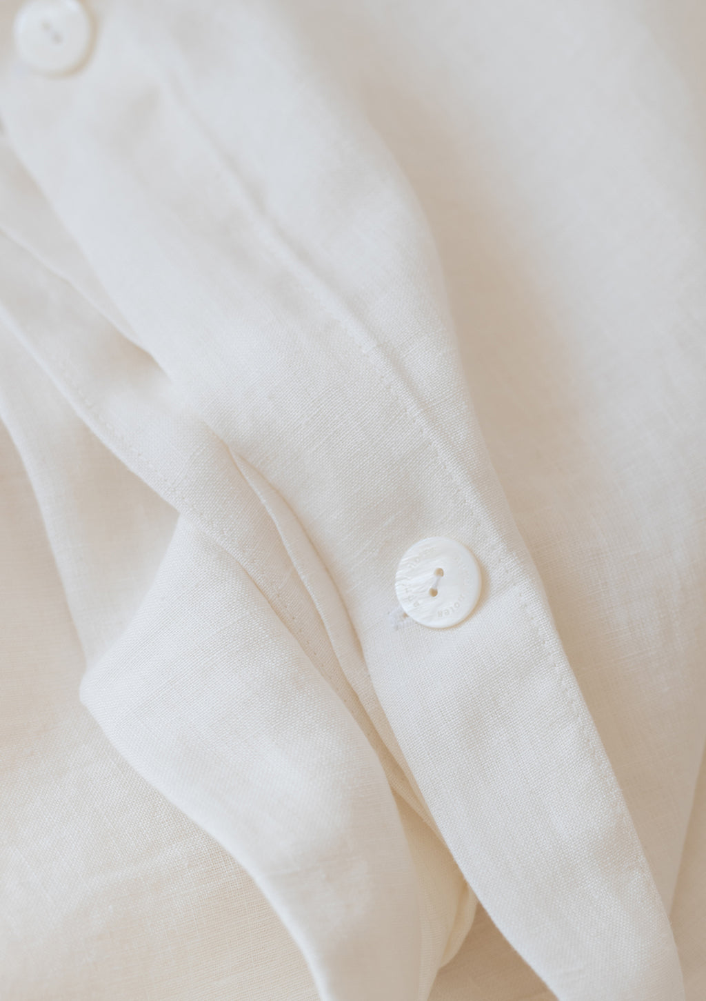 White Linen Duvet Cover | April Notes